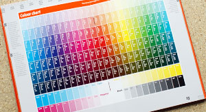 Photo of Print Handbook colour chart